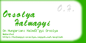 orsolya halmagyi business card